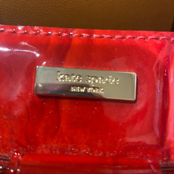 Kate Spade red patent purse - Picture 2 of 9